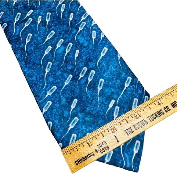 Absolut Vodka Blue Silk Tie New - Picture 3 of 6